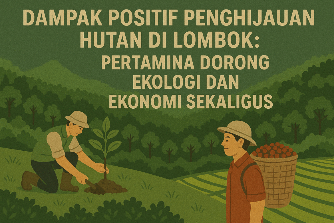 5 Dampak Positif Penghijauan Hutan di Lombok: Pertamina Dorong Ekologi dan Ekonomi Sekaligus