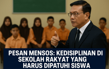 Pesan Mensos soal Kedisiplinan di Sekolah Rakyat yang Harus Dipatuhi Siswa