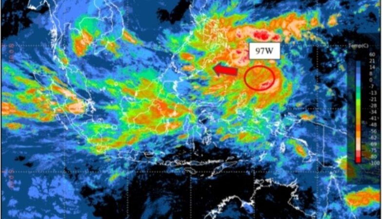 Topan Fengshen Terbentuk dari Bibit 96W