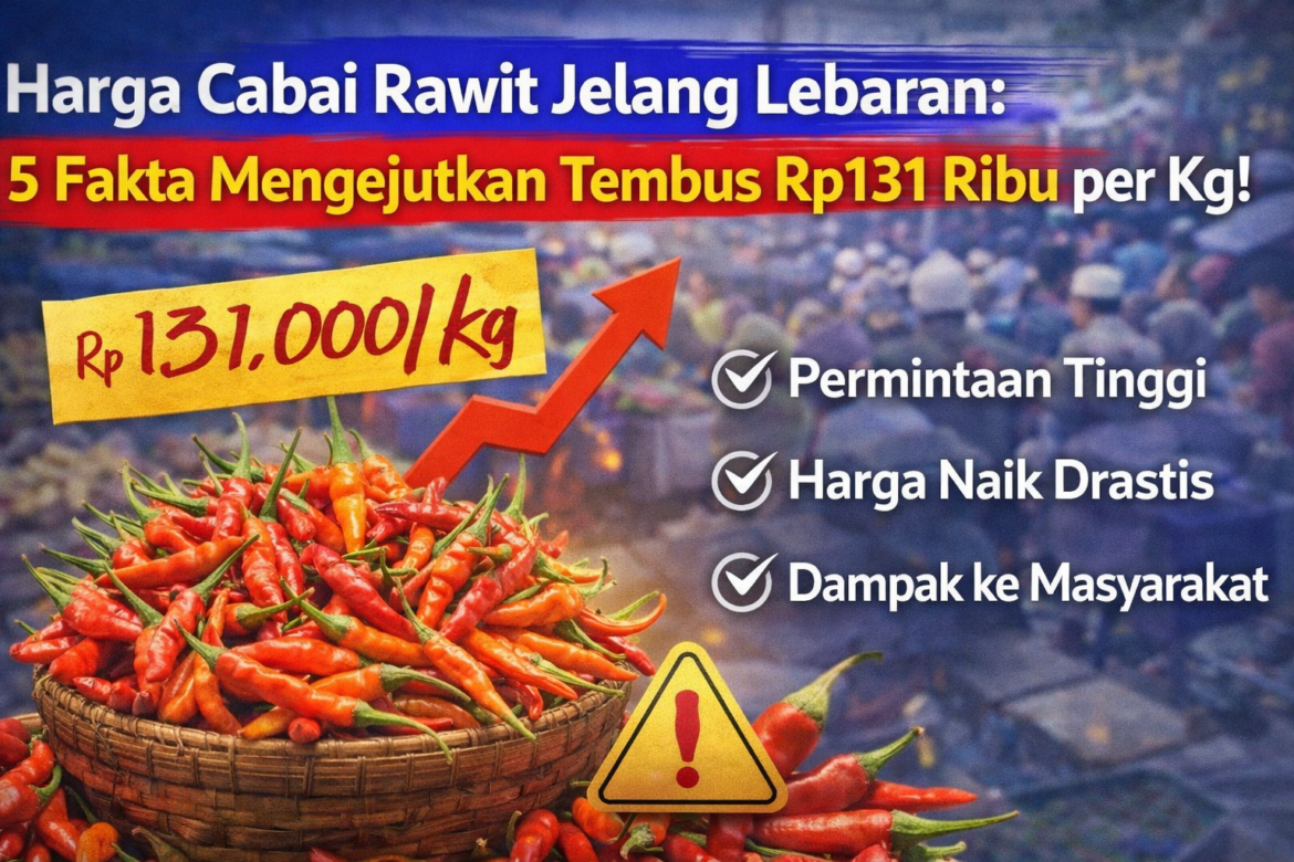 Harga Cabai Rawit Jelang Lebaran: 5 Fakta Mengejutkan Tembus Rp131 Ribu per Kg!