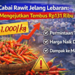 harga cabai rawit jelang lebaran