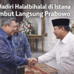 SBY hadiri halalbihalal di Istana