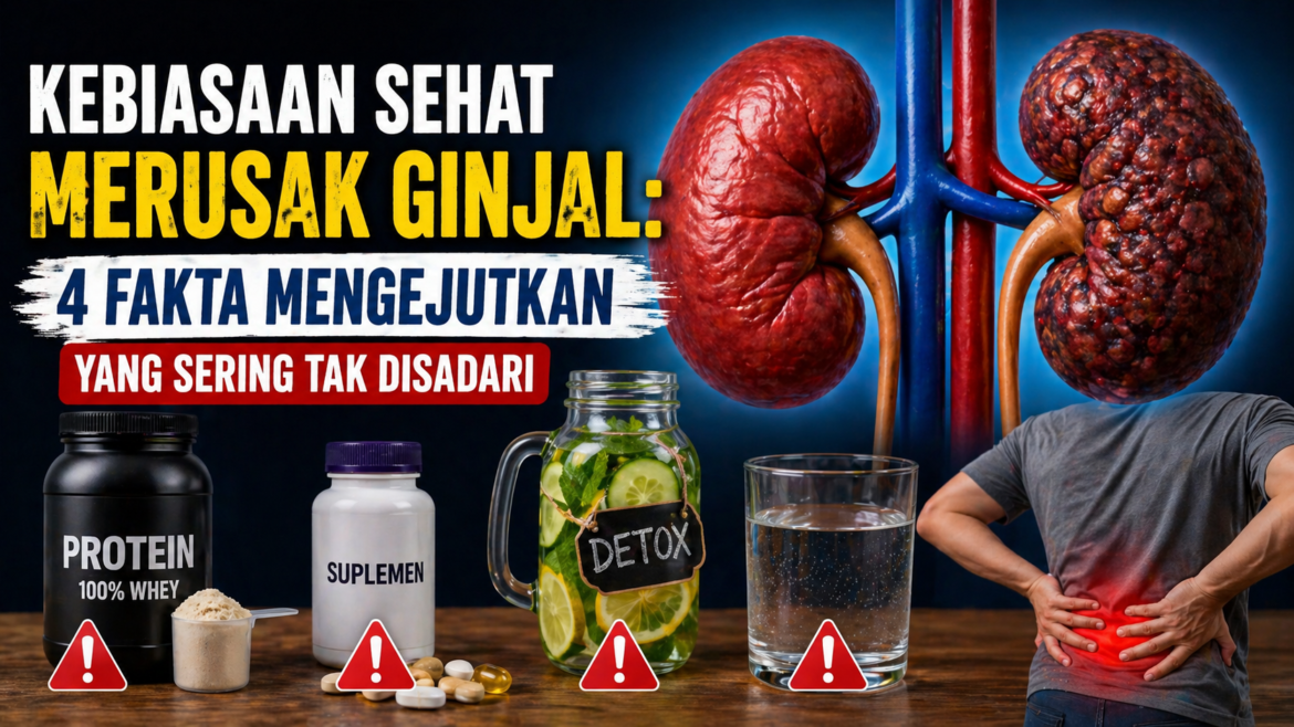 Kebiasaan Sehat Merusak Ginjal: 4 Fakta Mengejutkan yang Sering Tak Disadari